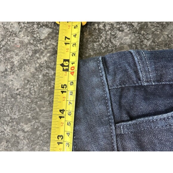 Ann Taylor Loft Modern Trouser Dark Denim Jeans Size 6 Low Rise Y2K Stretch City - Picture 5 of 8